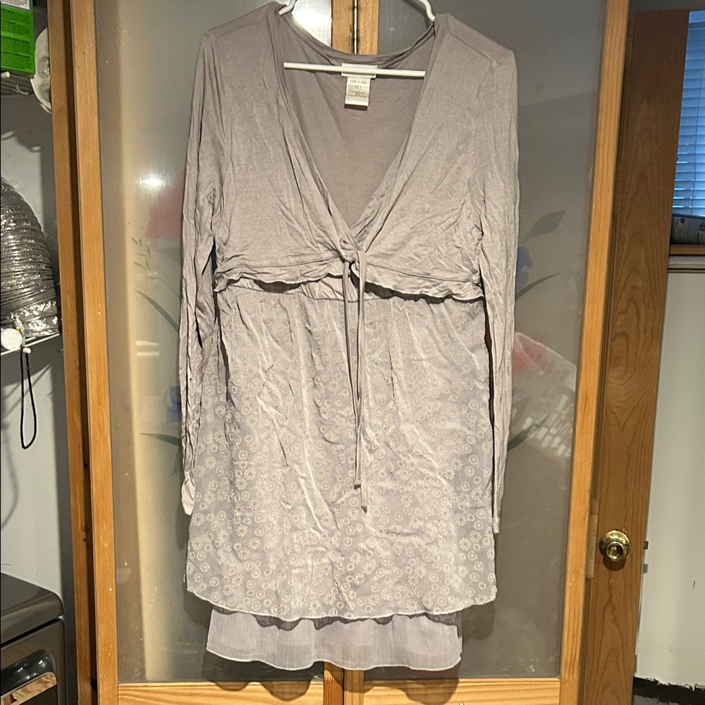 Monroe & Main Lavender Long Sleeve Dress